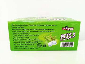 Energy Compressed Candy / Kiss Candy Watermelon And Mint Flavor